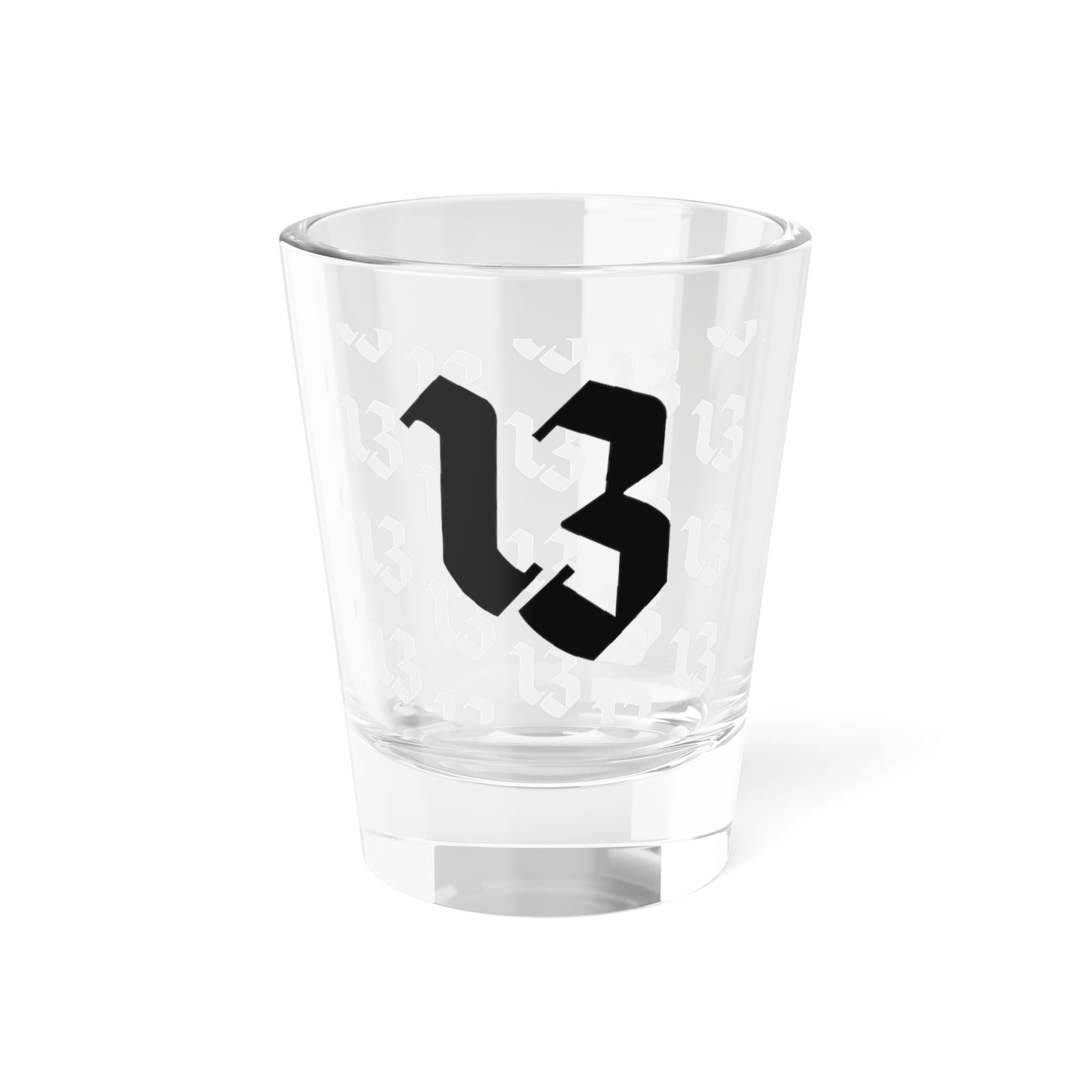 Lucky 13 Shot Glass, 1.5oz