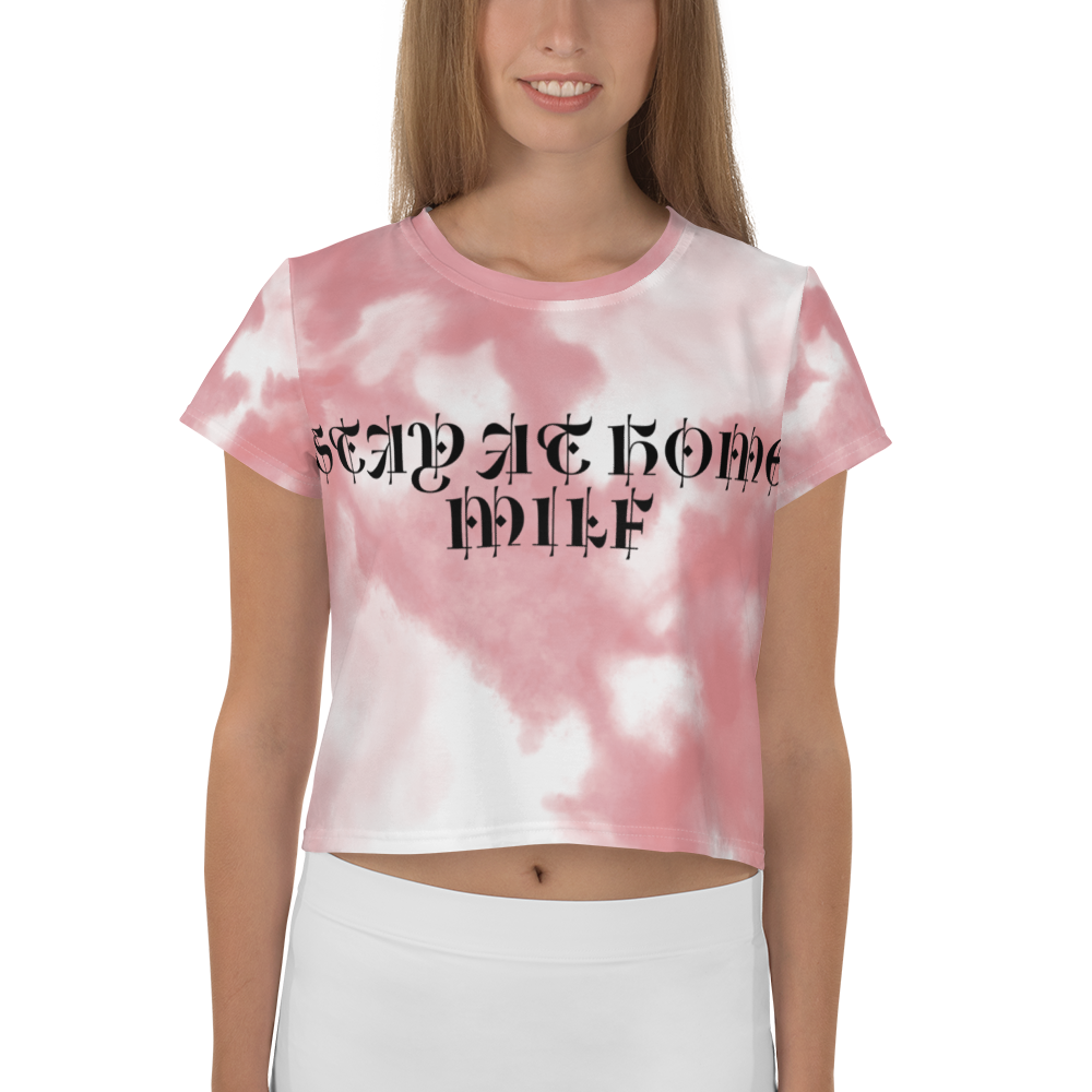 Stay at Home MILF Crop Tee