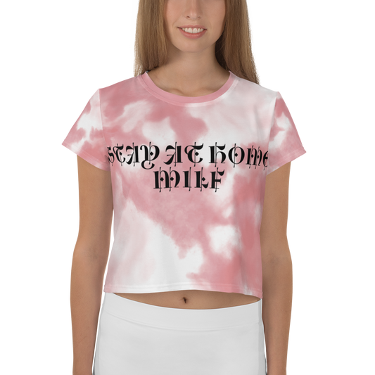 Stay at Home MILF Crop Tee