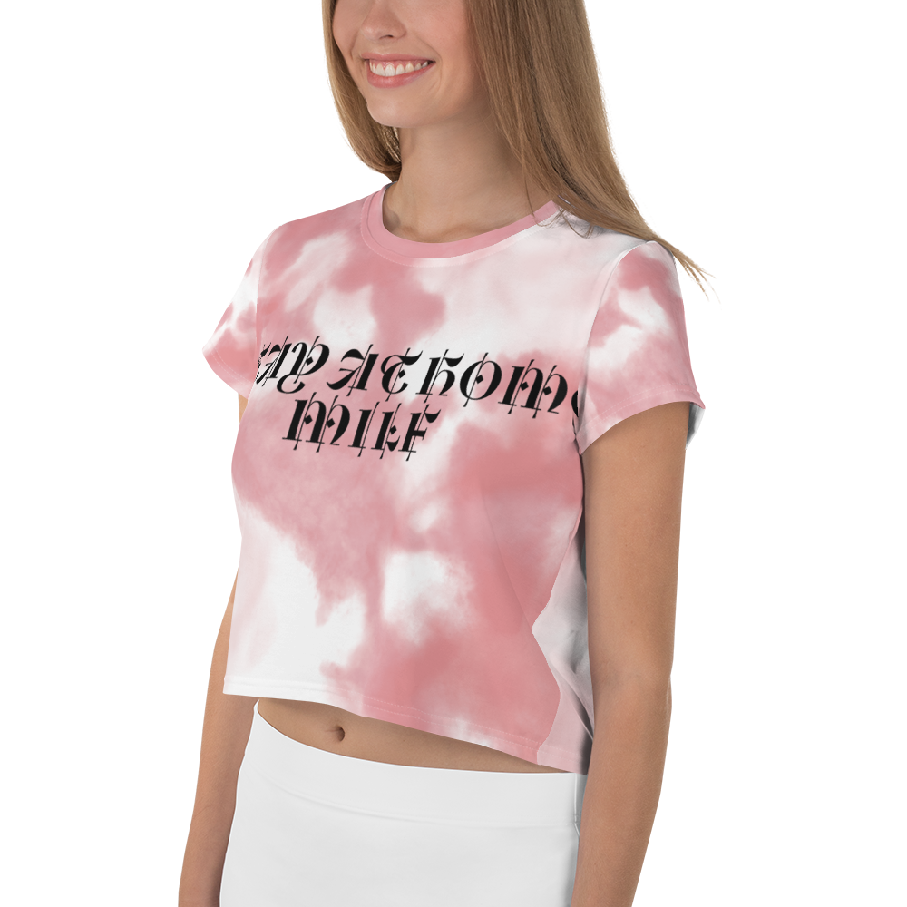 Stay at Home MILF Crop Tee