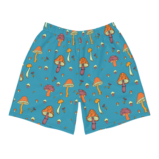 Mushroom Unisex Recycled Athletic Shorts