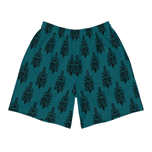 Traditional Dagger Unisex Recycled Athletic Shorts