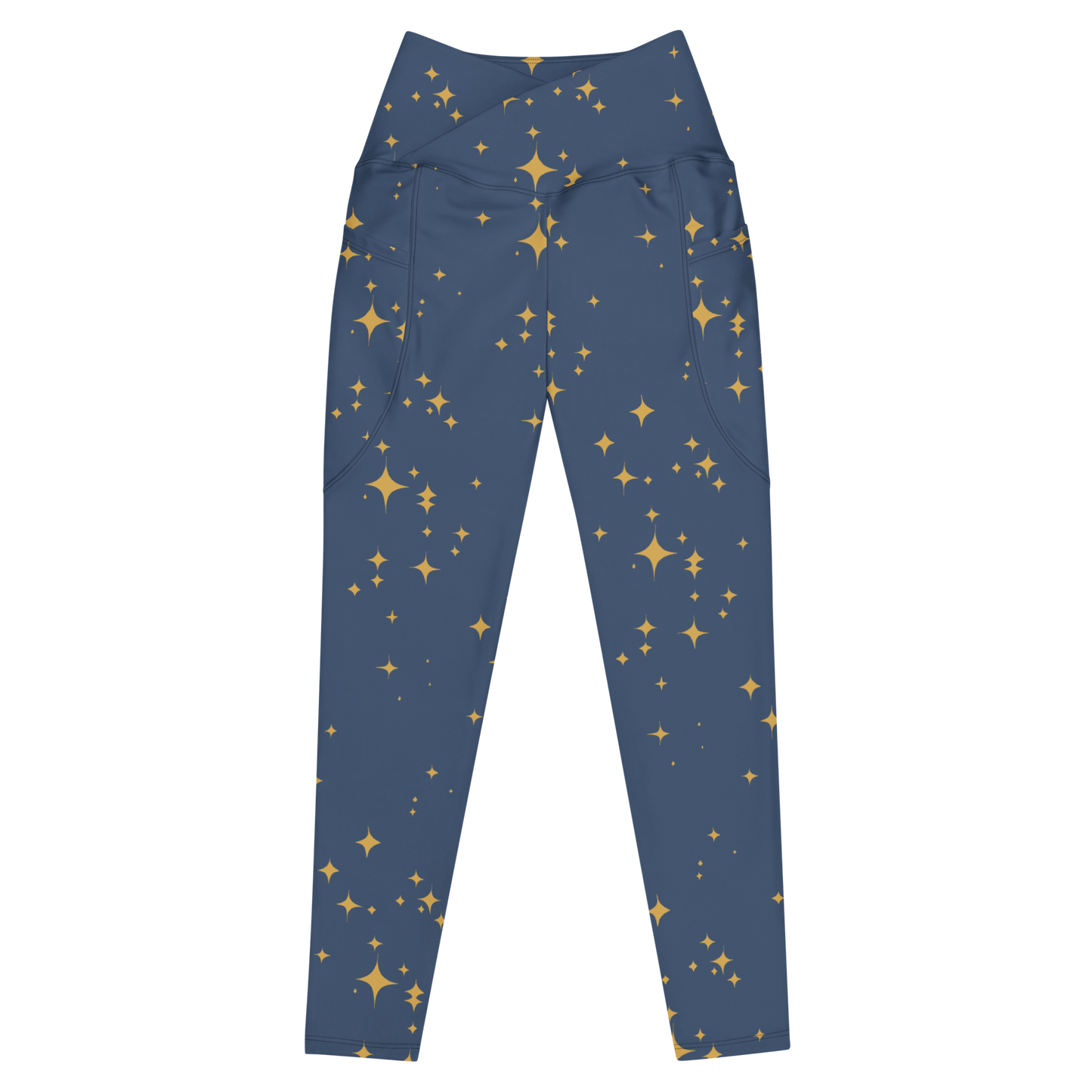 Celestial Crossover Leggings with Pockets