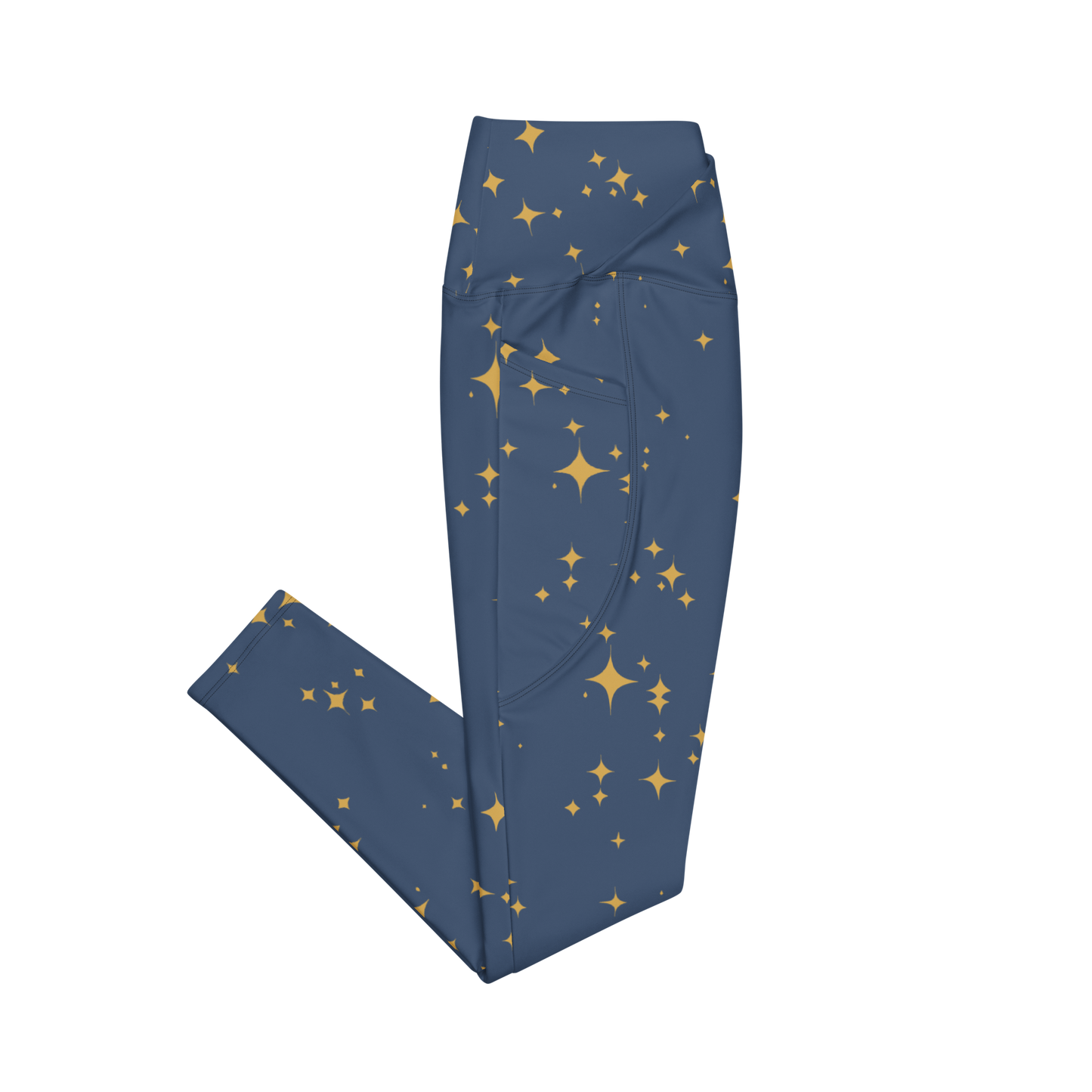 Celestial Crossover Leggings with Pockets