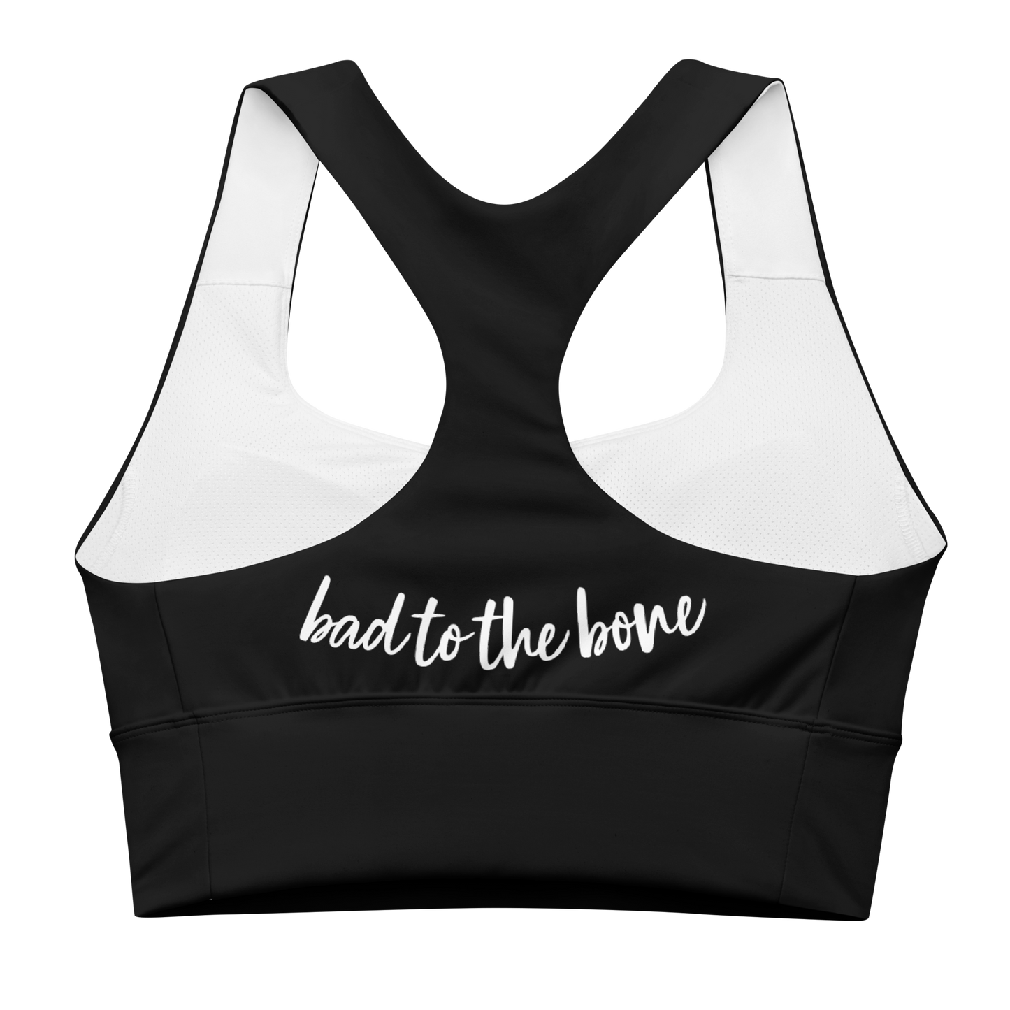 Bad to the Bone Longline Sports Bra