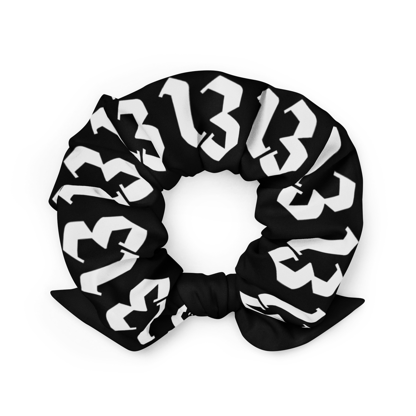 Lucky 13 Recycled Scrunchie