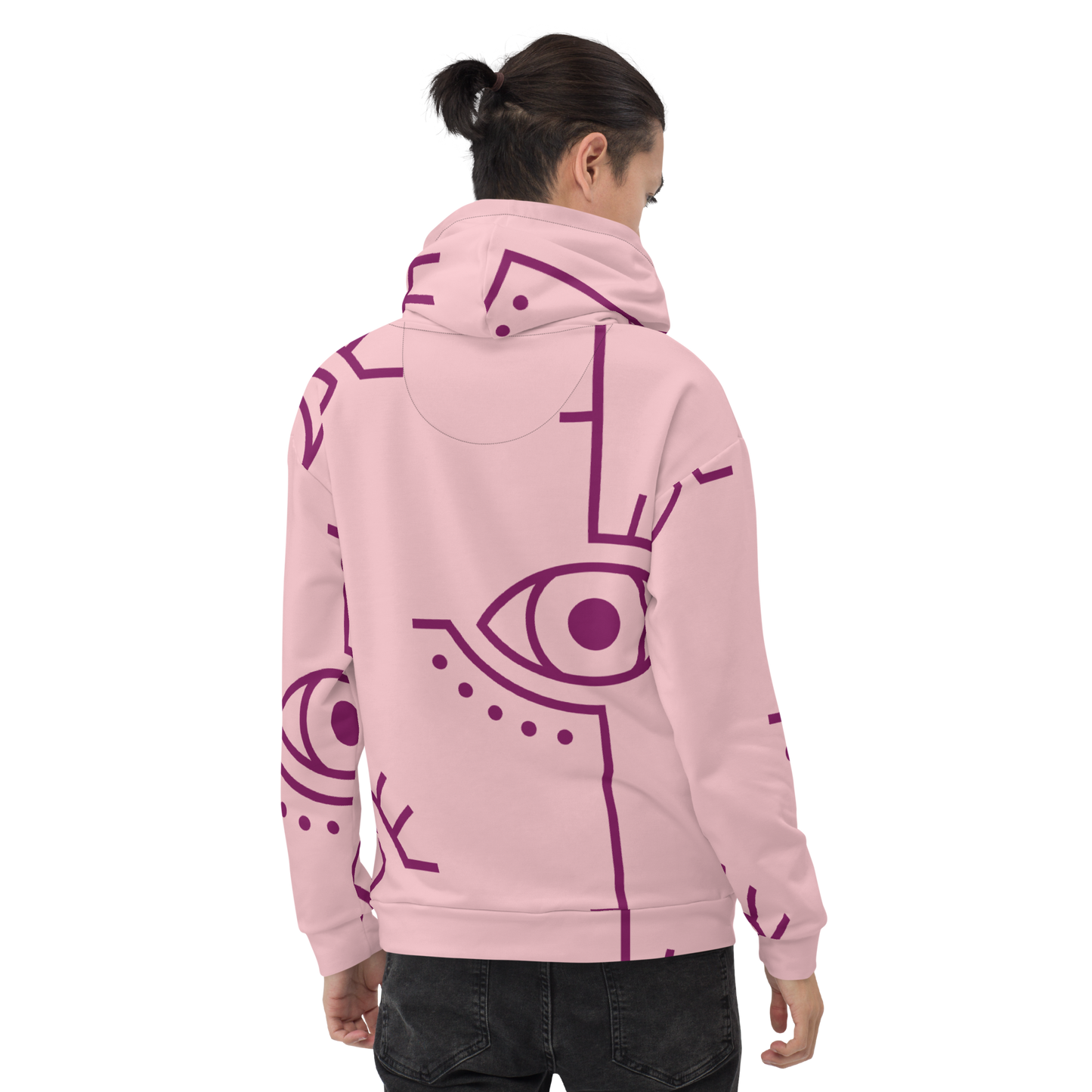 Pink Eye Unisex Hoodie