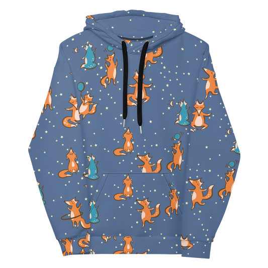 Foxes and Stars Unisex Hoodie