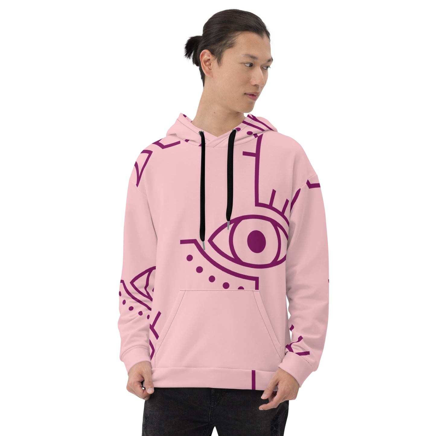 Pink Eye Unisex Hoodie