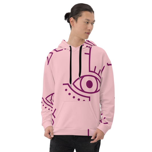 Pink Eye Unisex Hoodie