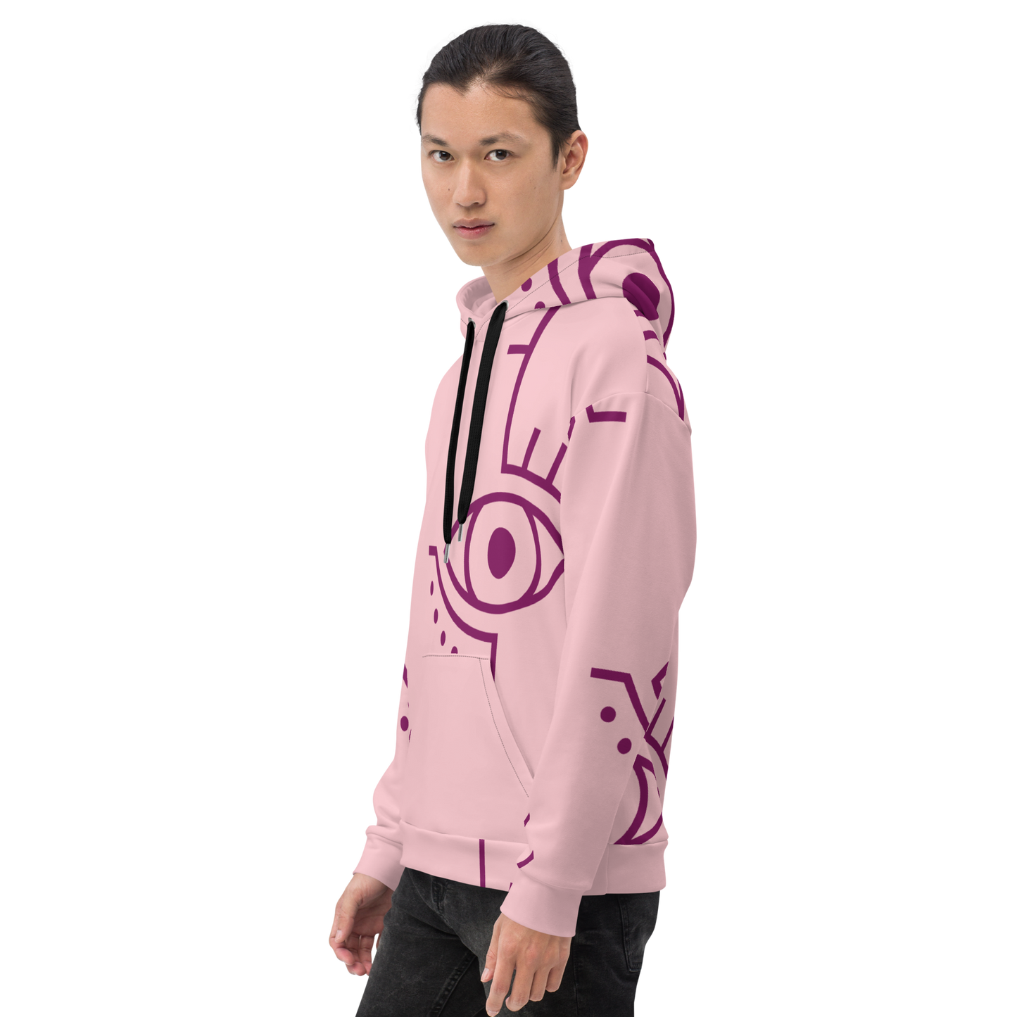 Pink Eye Unisex Hoodie