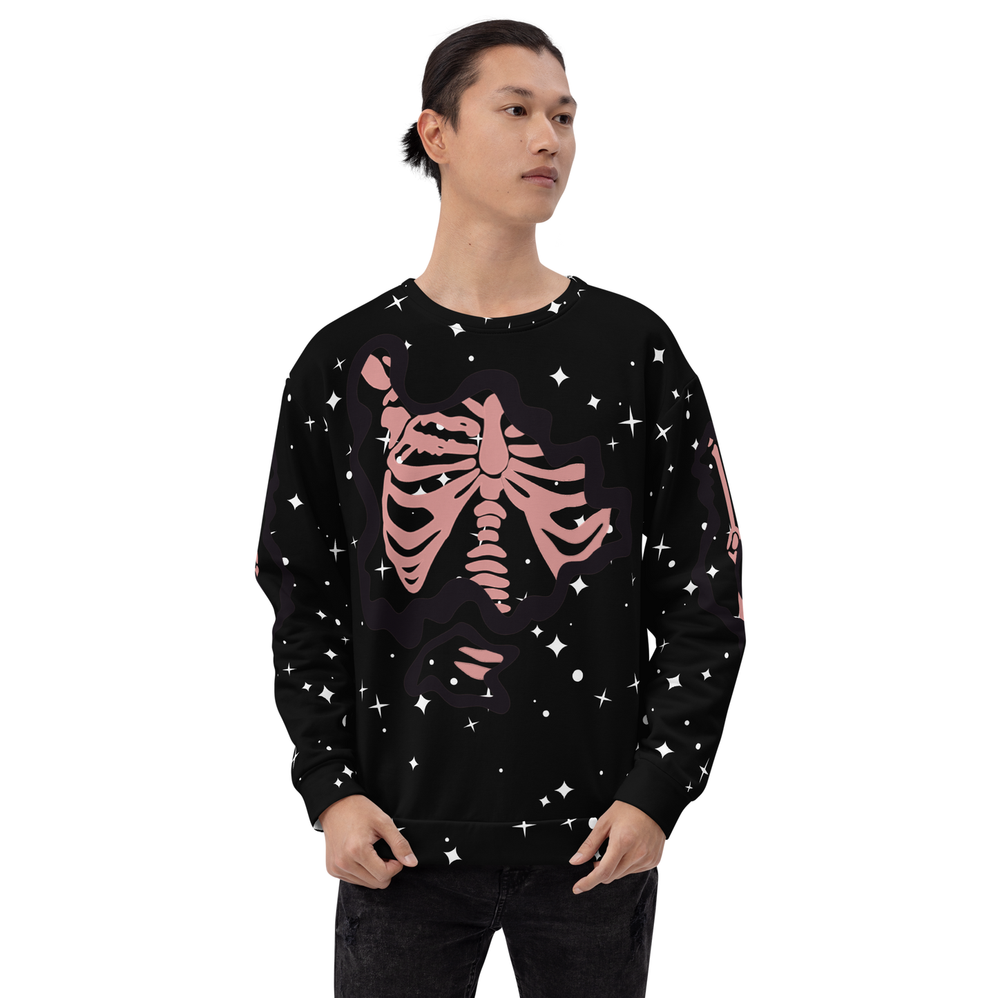 Pink Skeleton Unisex Sweatshirt