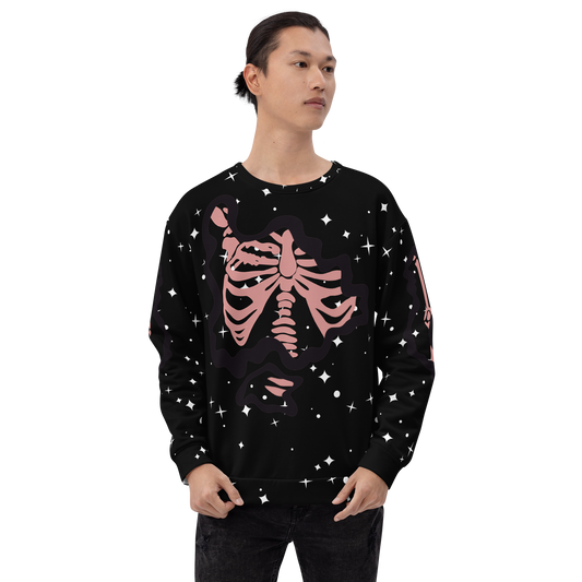 Pink Skeleton Unisex Sweatshirt