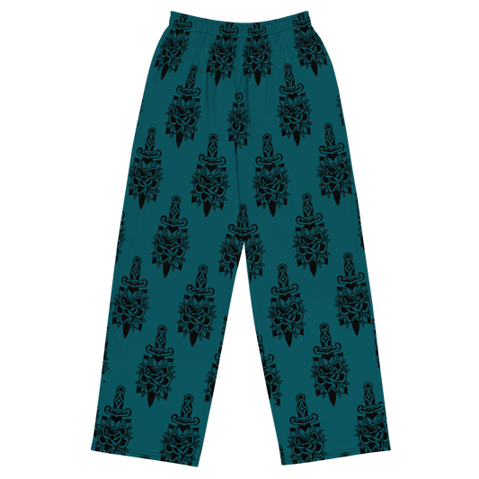 Traditional Dagger Unisex Wide-Leg Pants