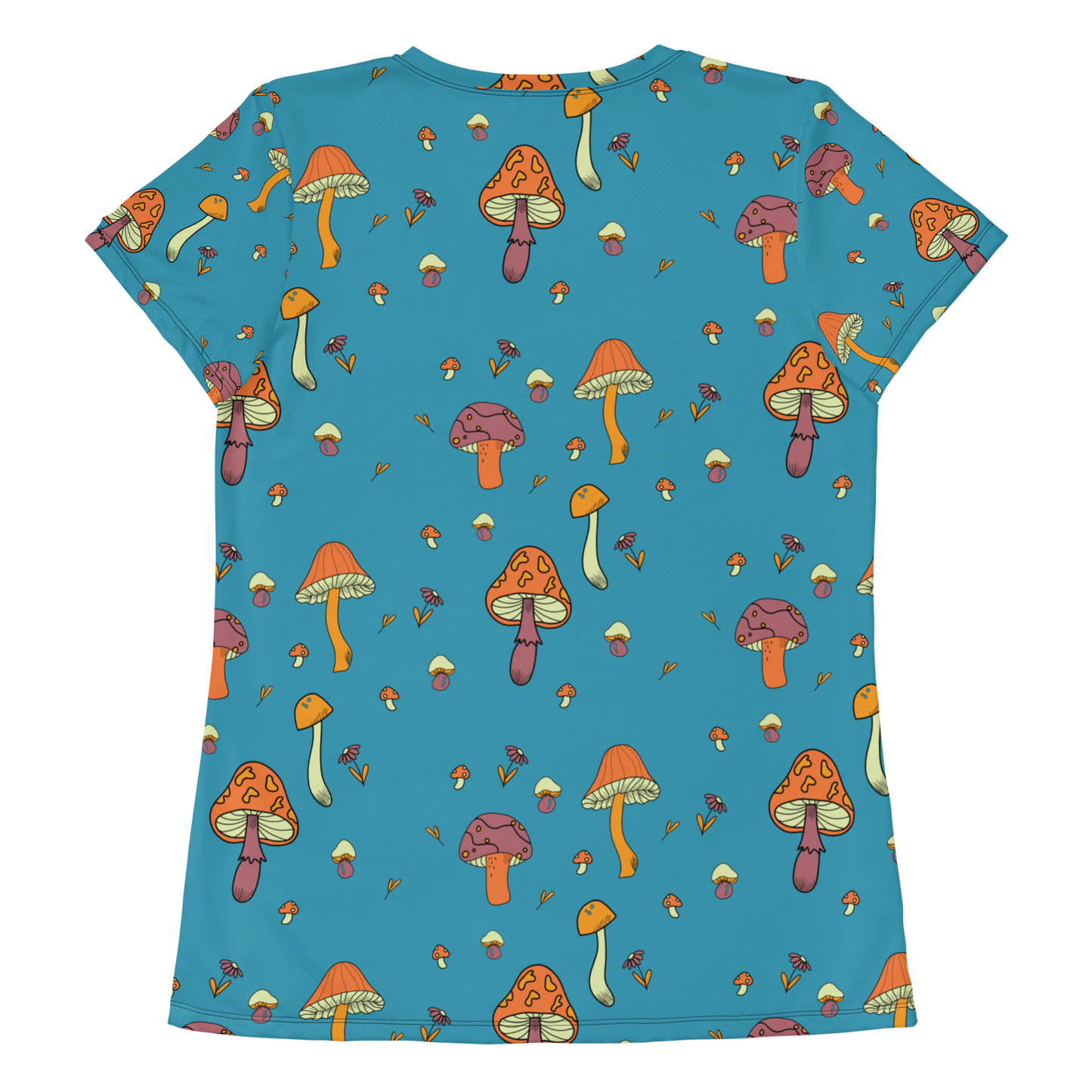 Mushroom Women's Athletic T-shirt