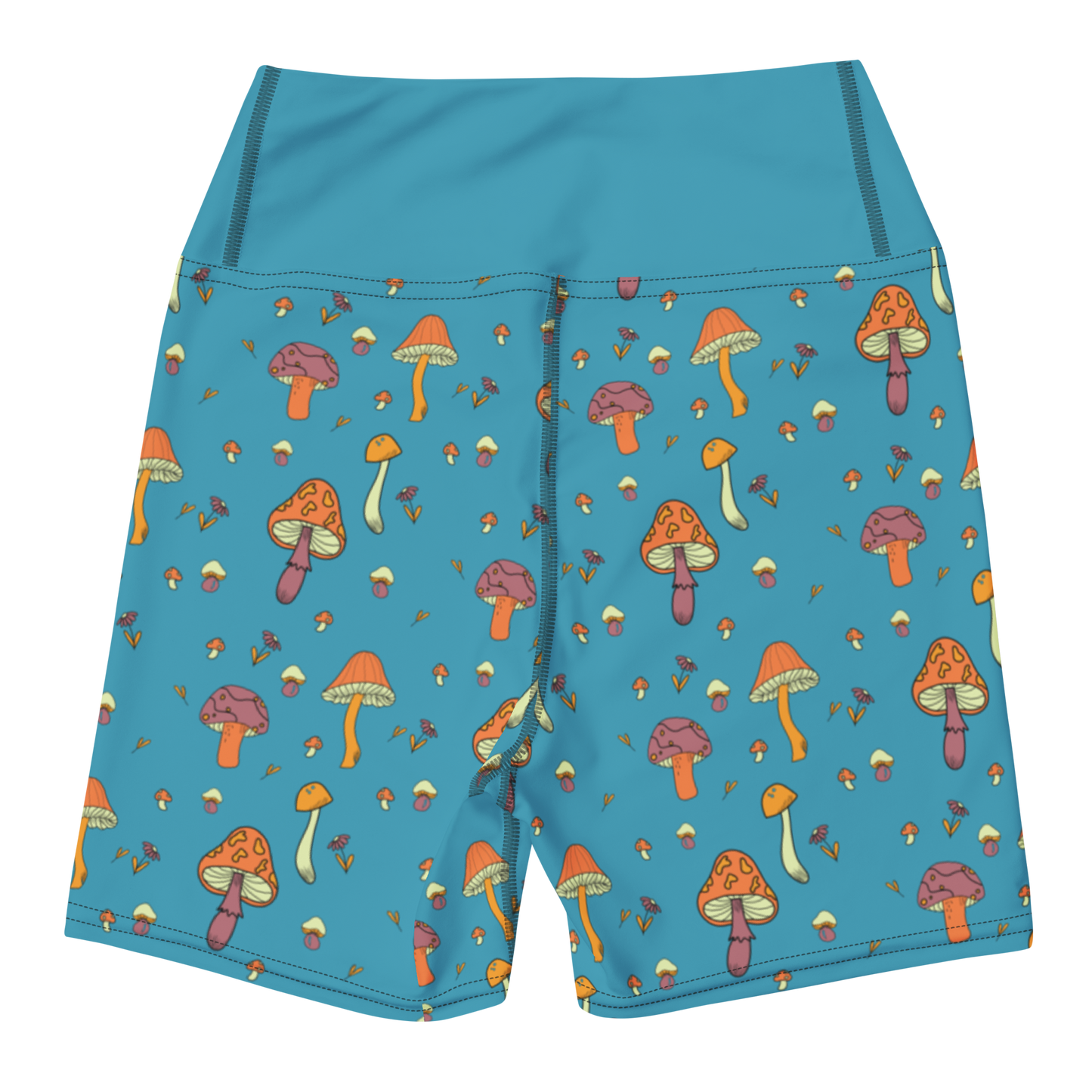 Mushroom Yoga Shorts