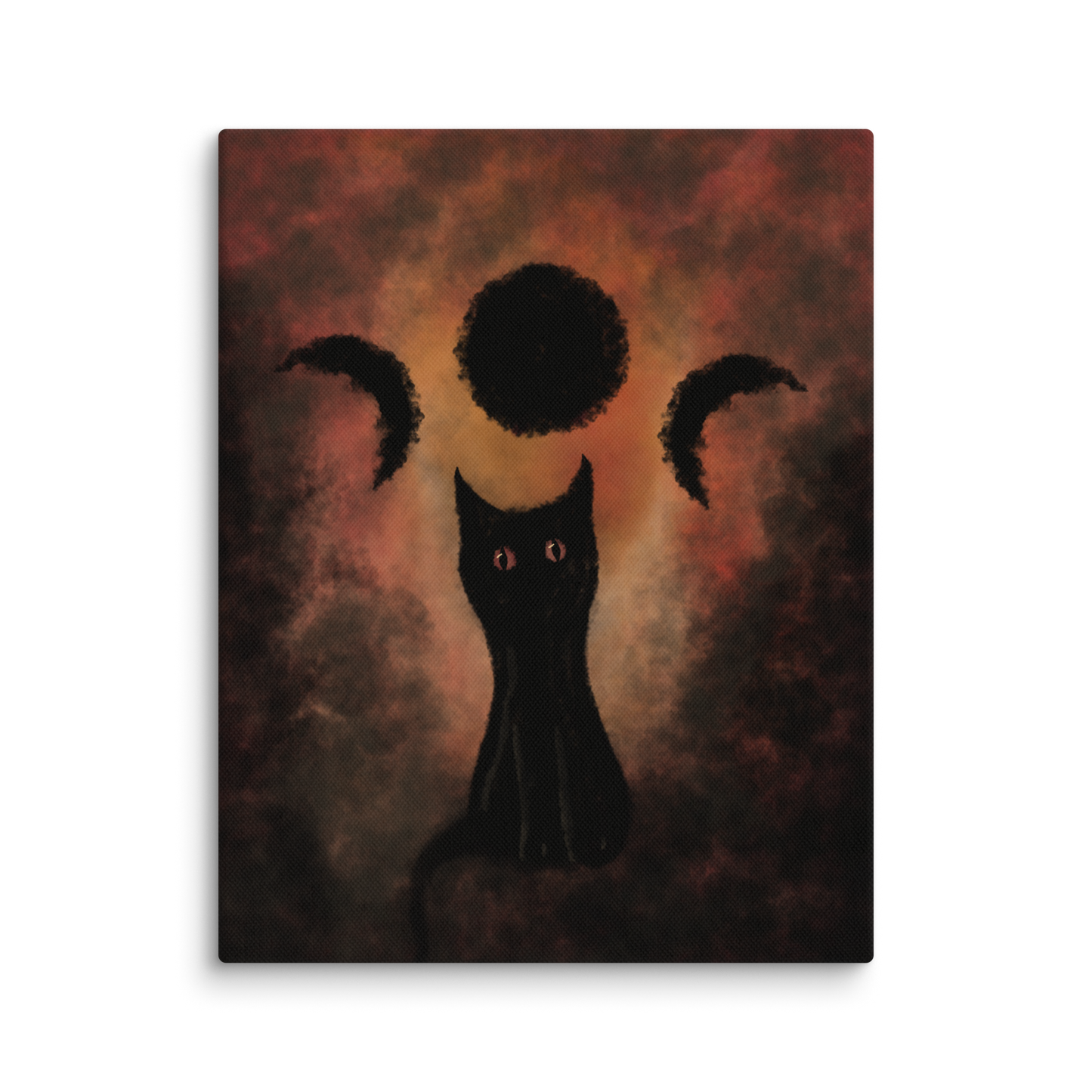 Spooky Cat Canvas