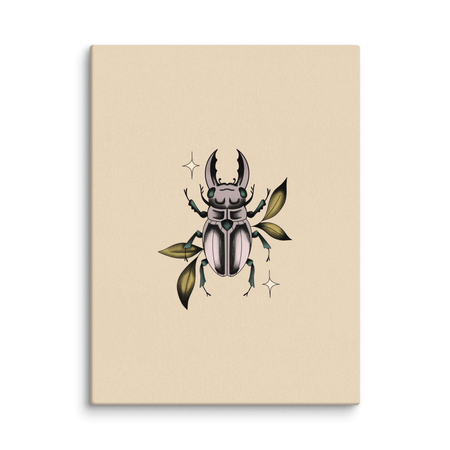 Traditional Beetle Canvas