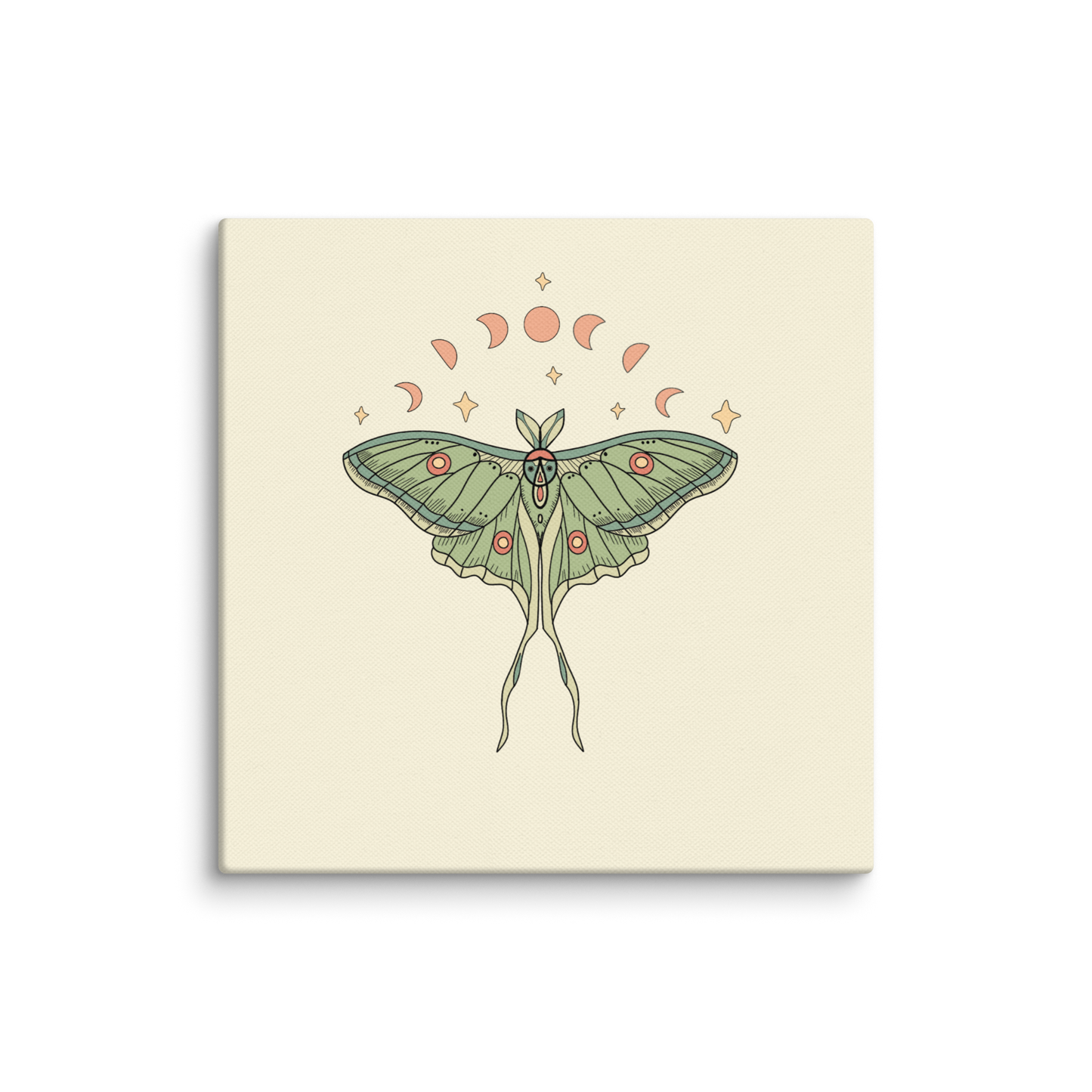 Lunar Moth Canvas