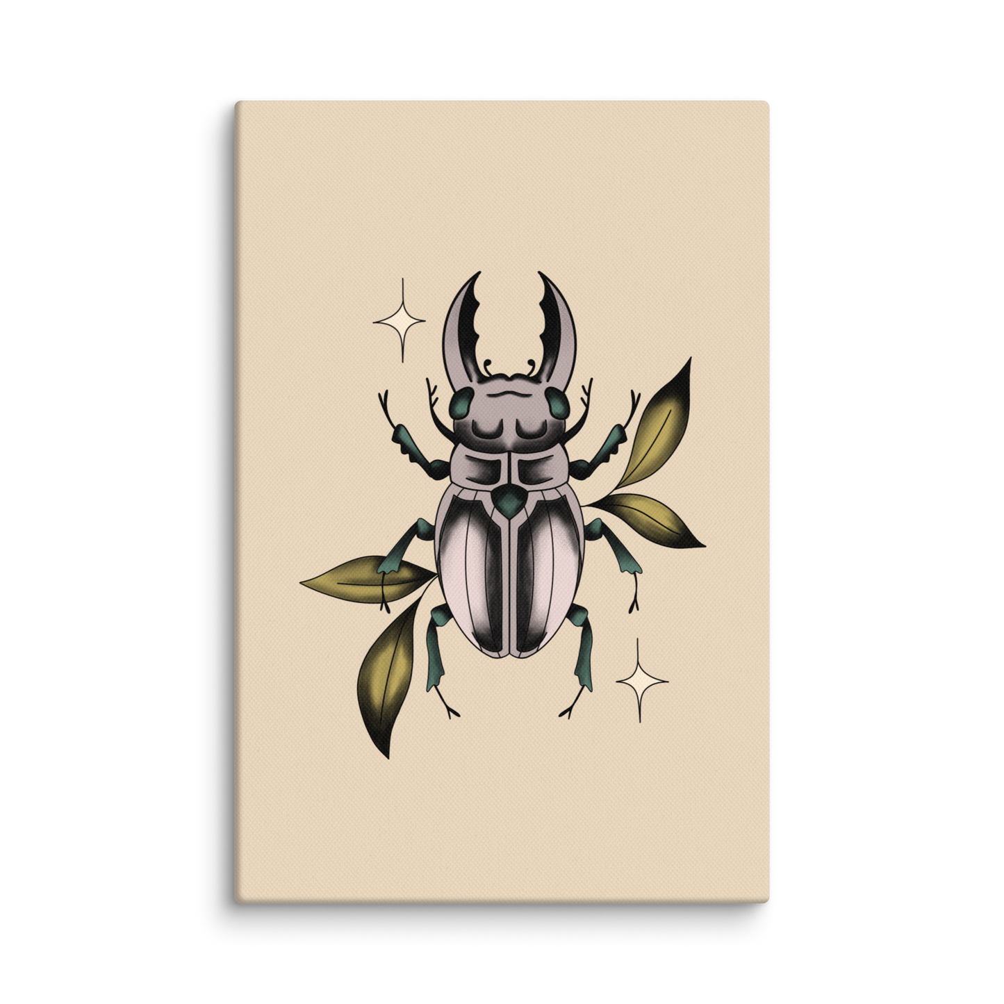 Traditional Beetle Canvas