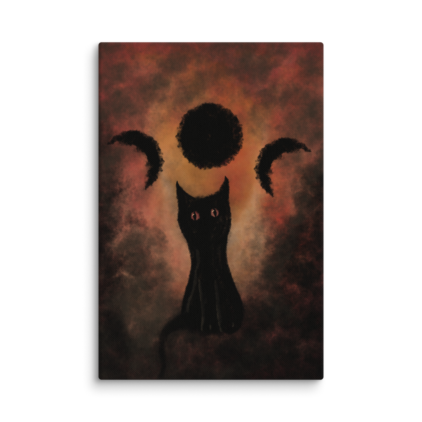 Spooky Cat Canvas