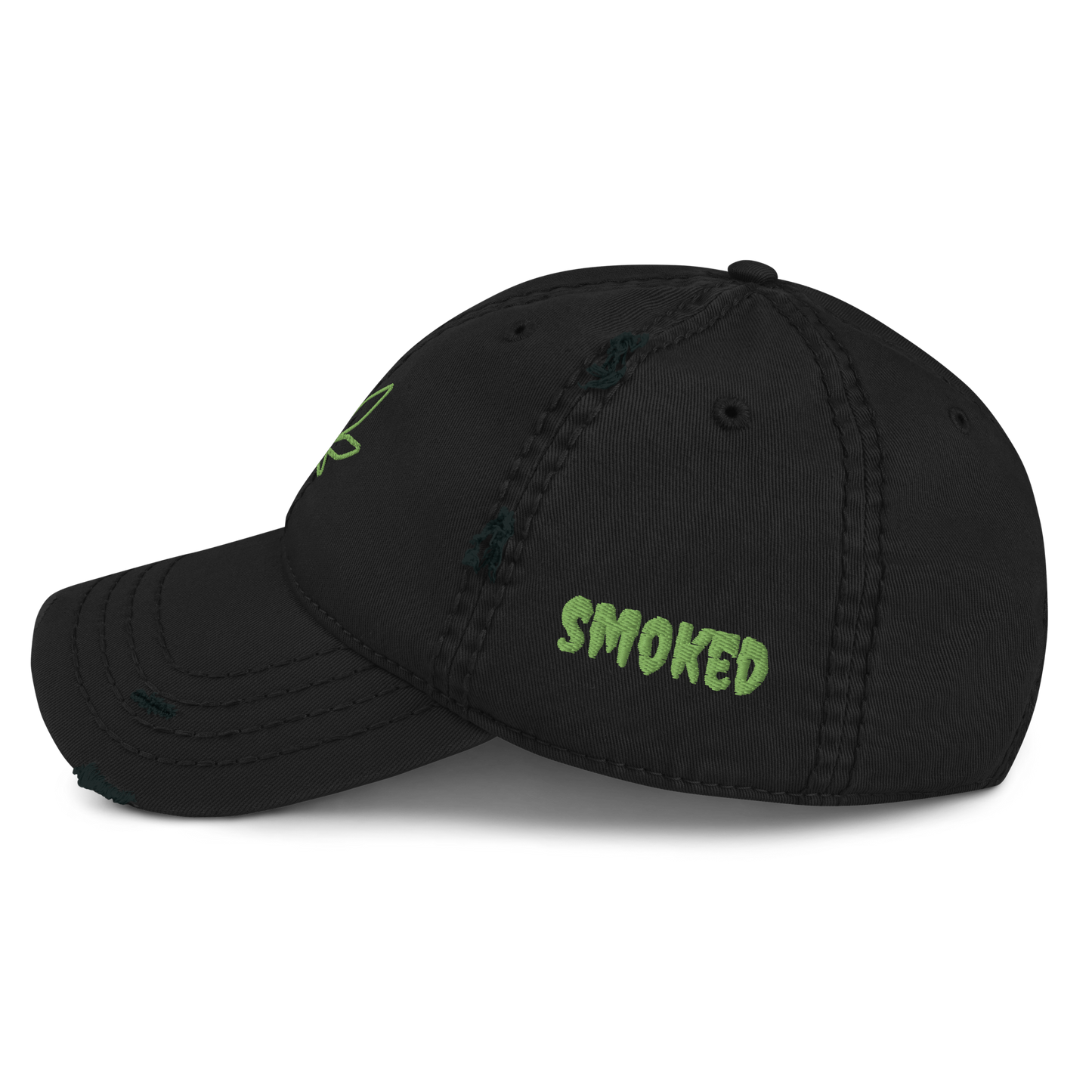 Smoked Distressed Dad Hat