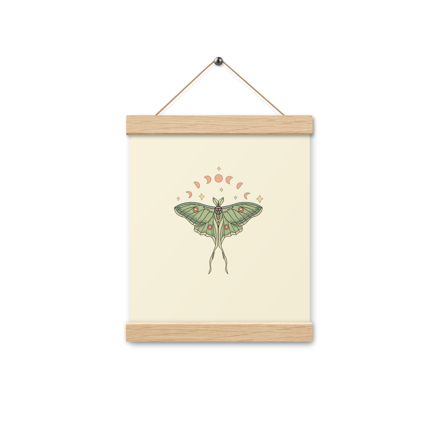 Lunar Moth Hanging